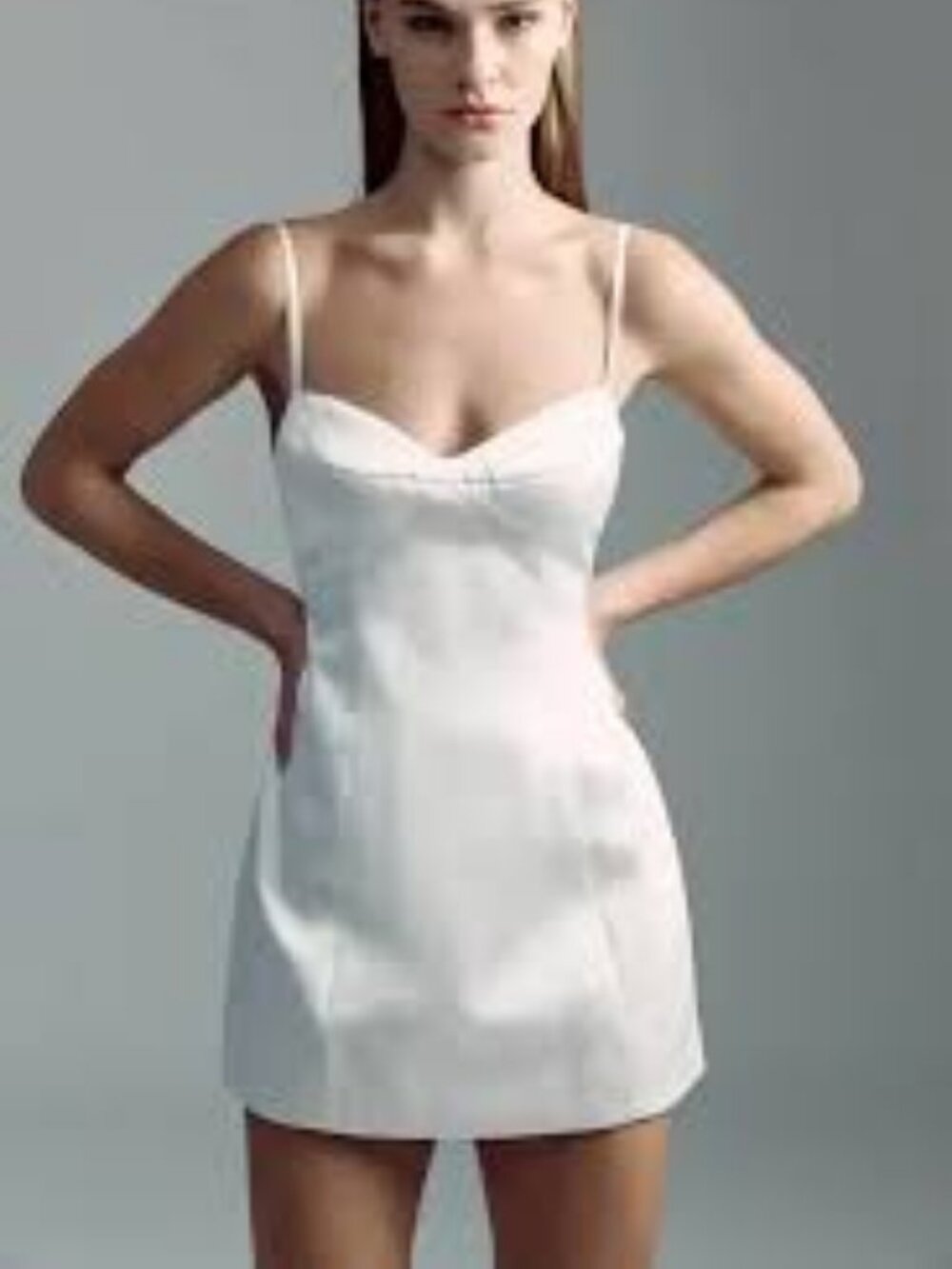 37 - NWT BARDOT MARCELLO HOURGLASS MINI DRESS IN ORCHID WHITE - Picture 1 of 7